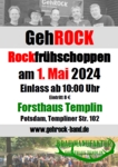 Rockfrühschoppen am 1. Mai - Plakat zum Download